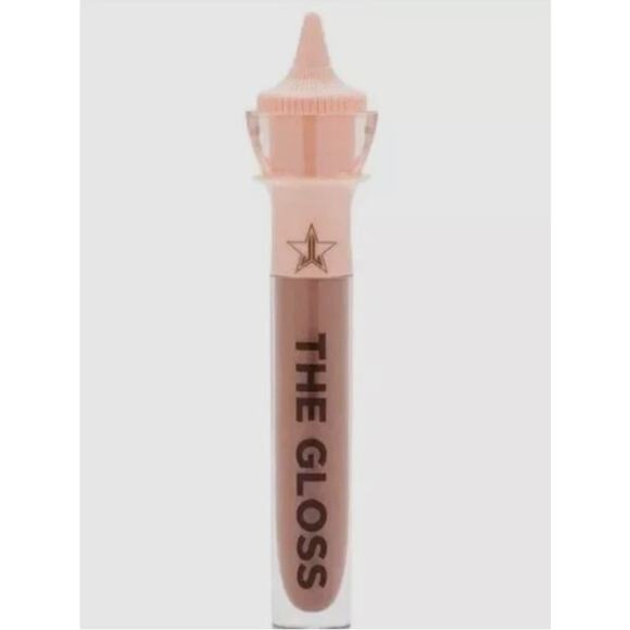 Jeffree Star The Gloss Table Top Golden Brown Tan High Shine Lip Gloss NIB - Picture 6 of 6